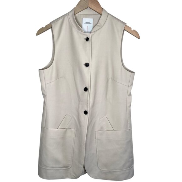 Eftychia Karamolegkou with Fabrique Womens Heron Vest in Worsted Wool med - Picture 1 of 16